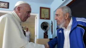 Pope meets Fidel Castro