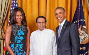 Obama praises President Sirisena’s commitment for democracy and good governance