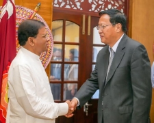 President appreciates China's continuous support for Sri Lanka's development