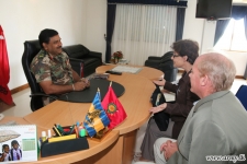 ICRC Delegates Meet Kilinochchi Commander