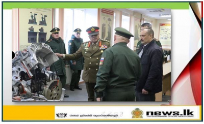 Sri Lankan Army Chief Invited to the Moscow Higher Combined Arms Command School