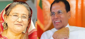 Hasina invites President Maithripala Sirisena