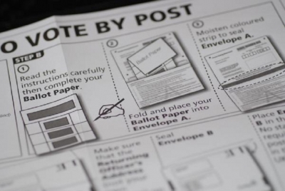 Postal vote applications accepted from today
