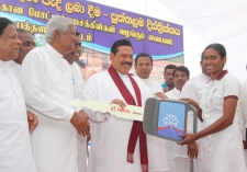President Hands Over Motorcycles to Puttalam District Field Officers