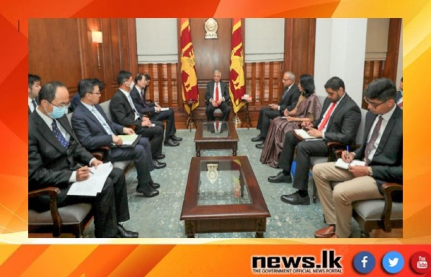Chinese Foreign Affairs Vice Minister pays courtesy call on President, affirms support for Sri Lanka's economic recovery