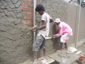 A project of Plastering 75,000 houses in Island