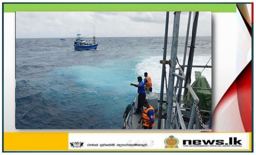 Navy renders assistance to rescue distressed fishermen at sea