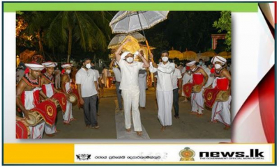 All-night Pirith chanting and alms giving held to invoke blessings on 71st anniversary of Navy