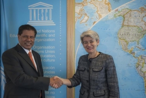 Ambassador Ranaviraja Presents Credentials to UNESCO Director General
