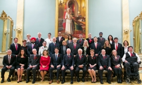 Trudeau gives Canada first cabinet with equal number of men and women