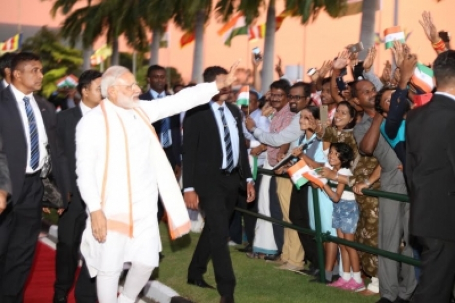 Indian PM leaves Sri Lanka