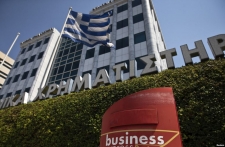 Greek stock market reopens with 22 percent loss
