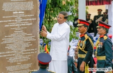 South Asia's largest Cenotaph unveiled in Panagoda