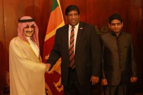 Visiting Saudi Prince calls on Foreign Minister