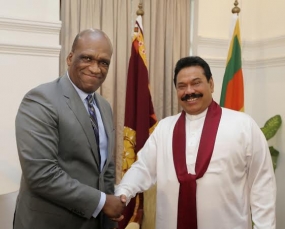 President of UNGA Calls on President Rajapaksa