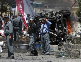 Large explosion reported near Kabul airport