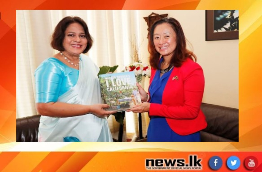 Julie J. Chung Ambassador of the US to Sri Lanka congratulates Ms. Kushani Rohanadeera on her appointment as the Secretary General of Parliament.