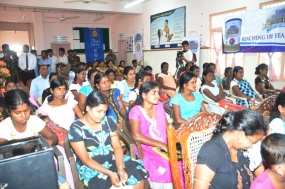 Nutrition Programme for Pregnant Mothers today in Jaffna