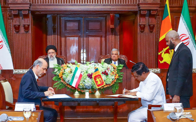 Presidents of Iran and Sri Lanka in significant meeting