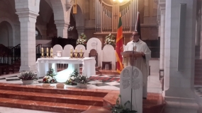 Holy Mass held in Bethlehem to bless President Rajapaksa