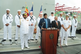 Foreign Minister visits USS ‘Lake Erie’