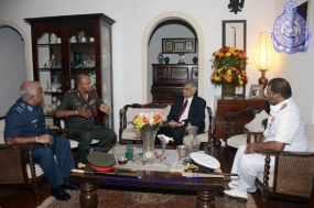 Service Chiefs pays courtesy call on the New Prime Minister