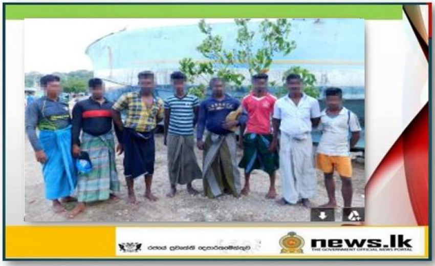 Thirteen persons engaged in illegal fishing apprehended by Navy