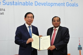 Mayors of Colombo and Seoul Sign Friendship and Cooperation Agreement