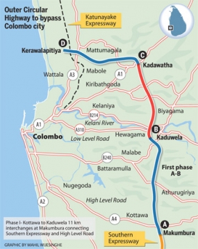 Outer Circular Highway from Kaduwela to Kadawatha to be opened