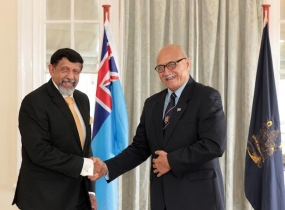 High Commissioner Skandakumar presents credentials in Fiji