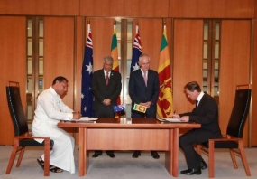 Sri Lanka and Australia sign MOUs on Sport and Economic co-operation