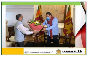 The High Commissioner of India to Sri Lanka HE Gopal Baglay called on the Prime Minister of Sri Lanka