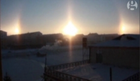 &#039;Three suns&#039; appear over Mongolia in rare anthelion phenomenon
