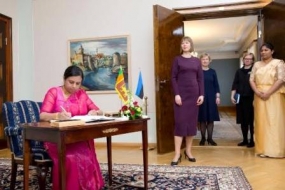 Sri Lanka Ambassador to Estonia presents Credentials