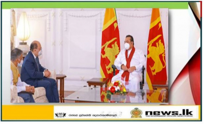 Indian Foreign Secretary Shringla Calls on Prime Minister Rajapaksa