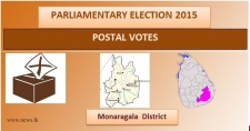Postal Votes– Monaragala District